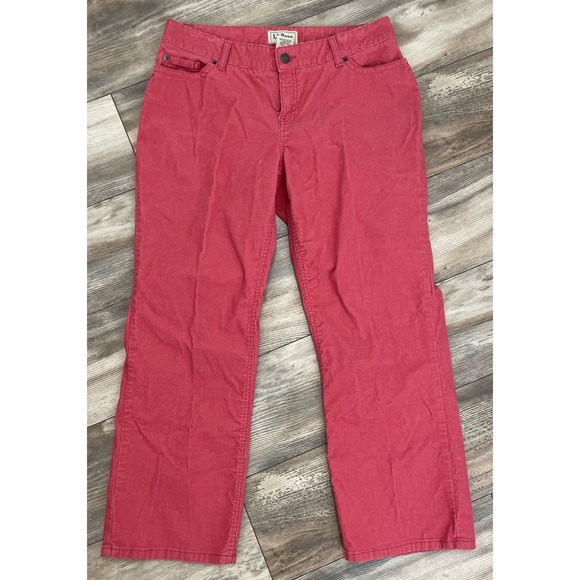 L.L. Bean Pants - L.L Bean Womens Size 14P Corduroy Corduroy Curvy Fit Office Pants‎